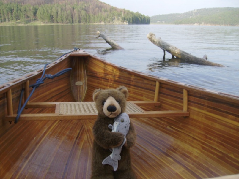 Edward in the Canoe